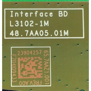 MAIN PARA MONITOR DELL / NUMERO DE PARTE 65.7AAZ1.001 / 48.7AA05.01M / 23904257 / L3102-1M / MODELO P2014HT	